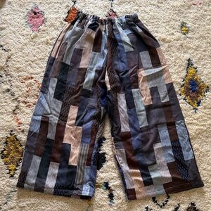Patchwork Wide-Leg Pants by Archive Craft